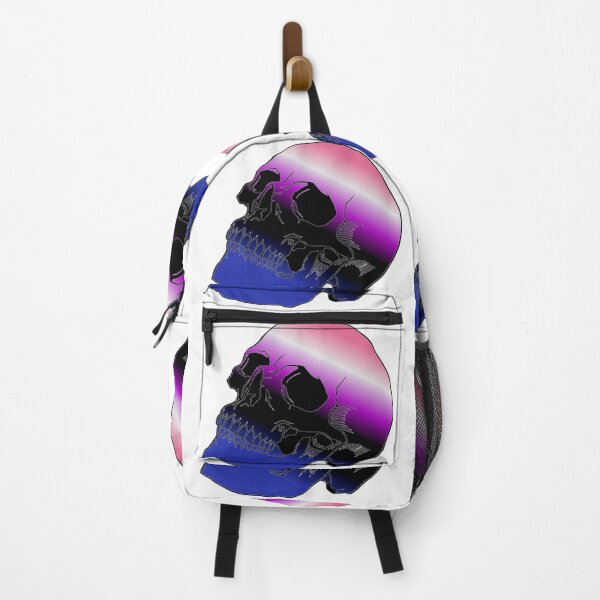 Item preview, Genderfluid Pride Skull designed and sold by failephant-art.