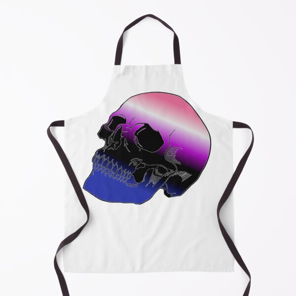 Item preview, Genderfluid Pride Skull designed and sold by failephant-art.