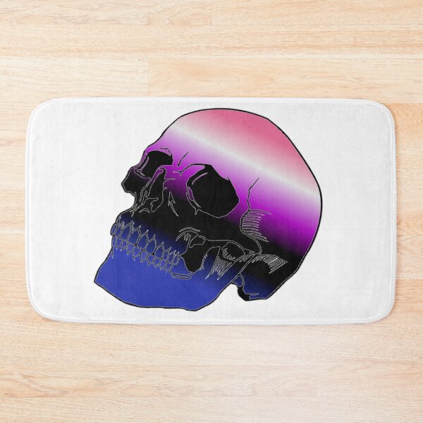 Item preview, Genderfluid Pride Skull designed and sold by failephant-art.