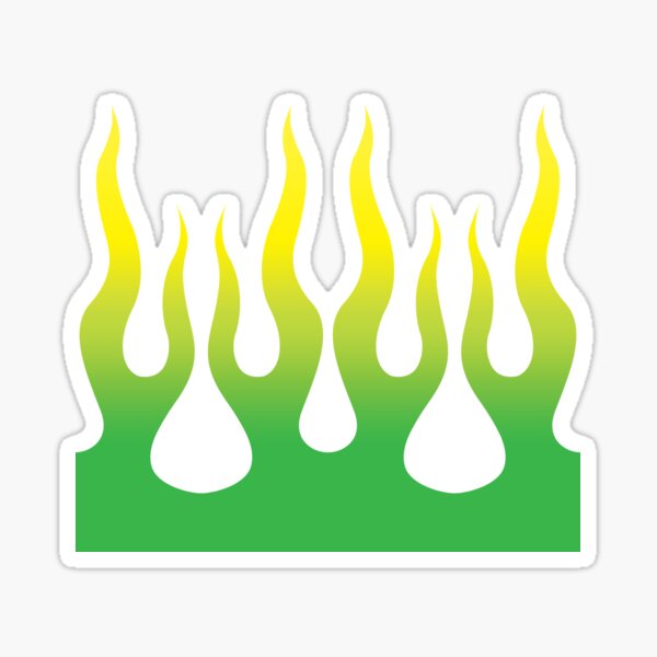 Item preview, FLAMES - LEMON n LIME designed and sold by deathtunejdm.