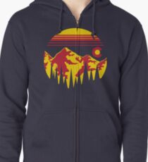 Colorado Skies Zipped Hoodie