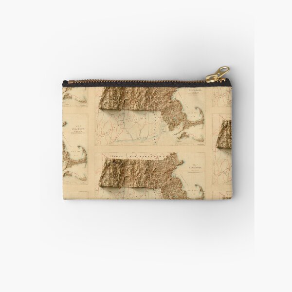 Item preview, 1880 Massachusetts Relief Map 3D digitally-rendered designed and sold by ThinkAboutMaps.