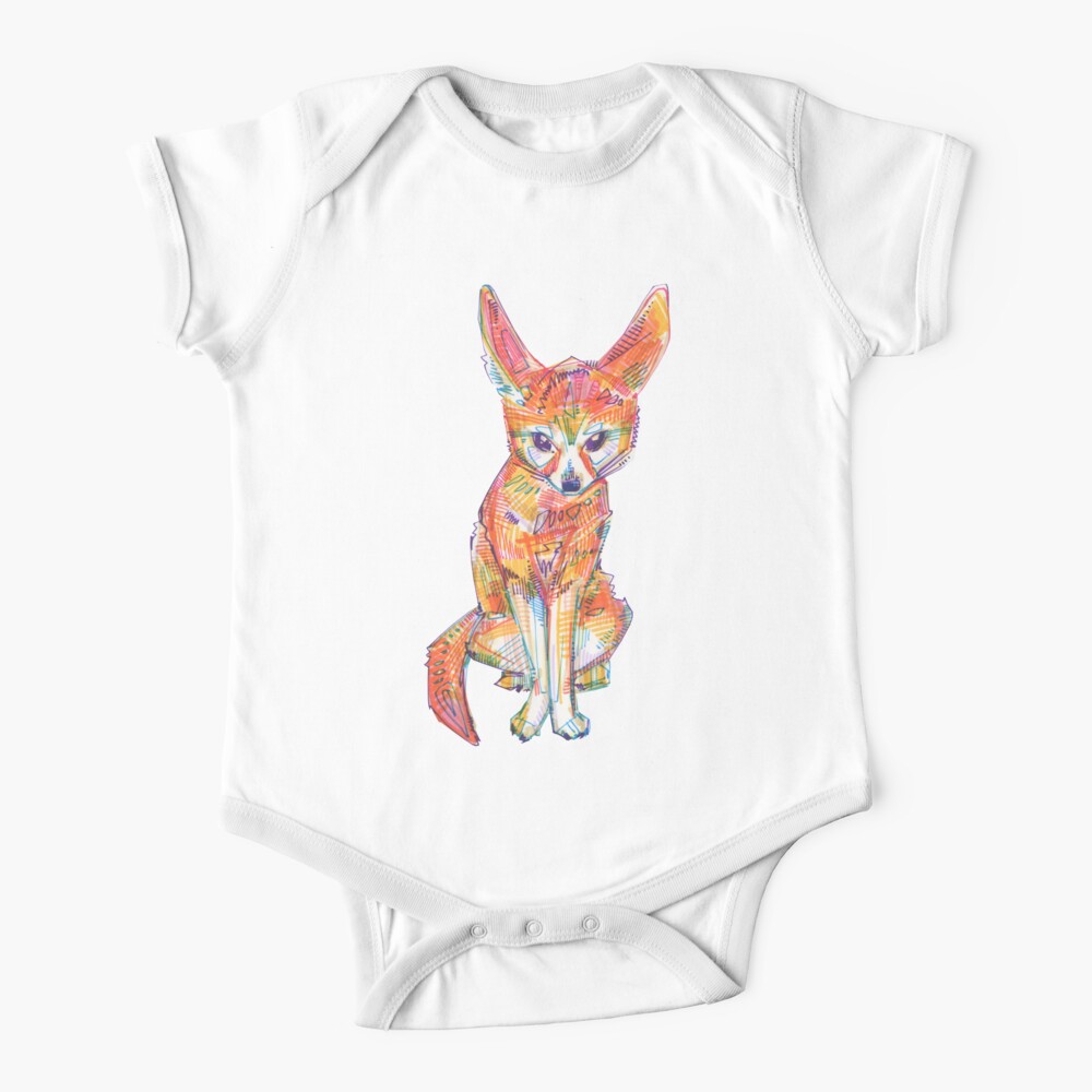 Fennec Fox Drawing - 2016 Baby One-Piece