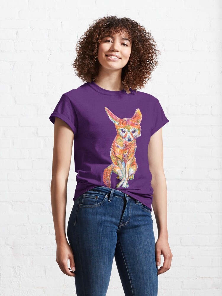 Alternate view of Fennec Fox Drawing - 2016 Classic T-Shirt
