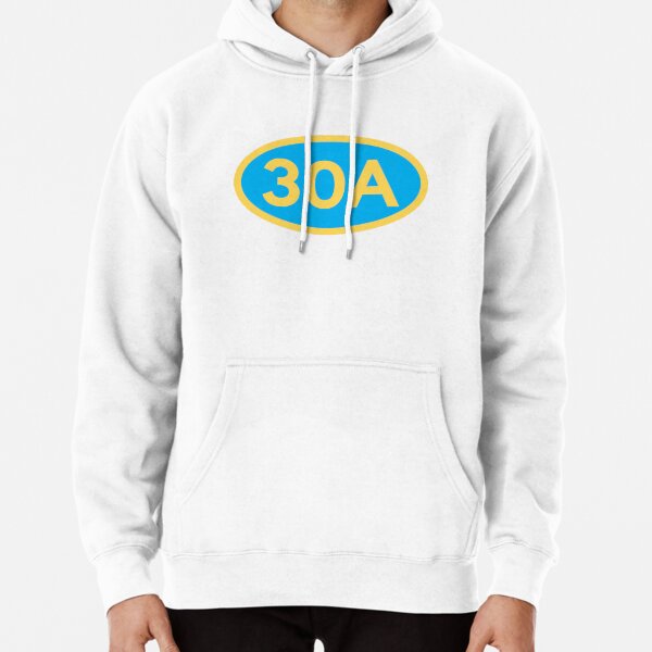 CafePress 30A Florida Emerald Coast Oval Bumper, Pullover Hoodie