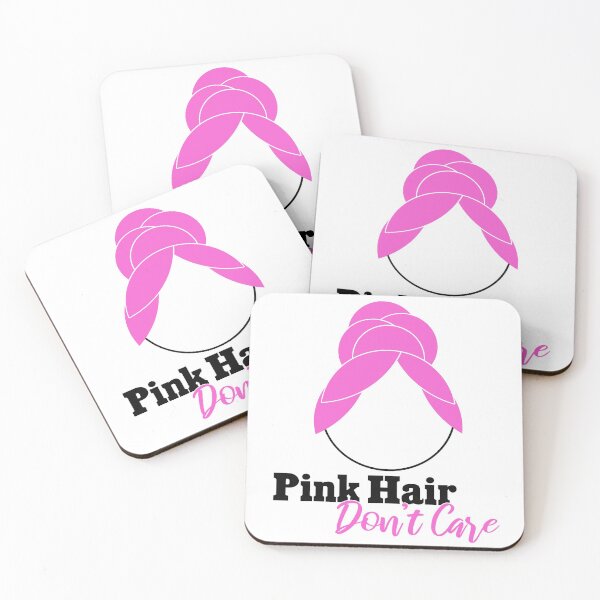 Item preview, Pink Hair - Don't Care - Bun designed and sold by beegurl13.