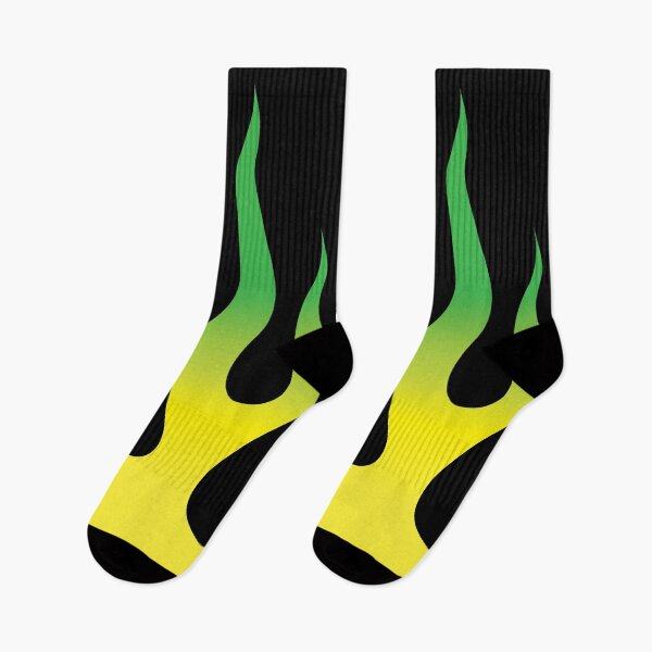 Item preview, FLAMES - LEMON n LIME - INVERTED designed and sold by deathtunejdm.