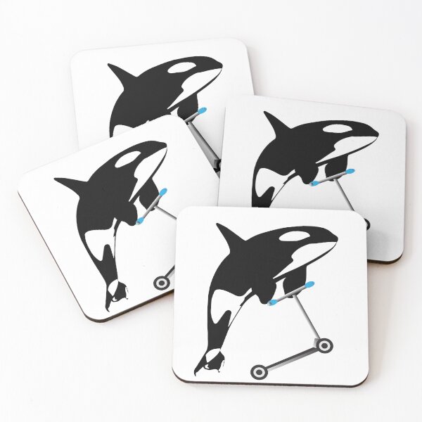 Item preview, ORCA ON A SCOOTER designed and sold by LovelyGames.