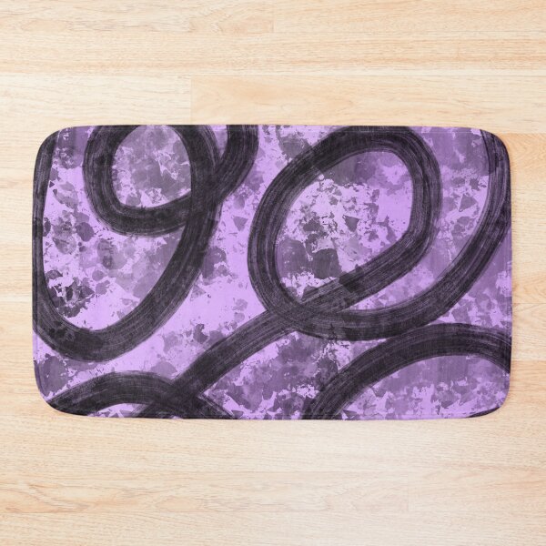 Item preview, Purple Black ,Textured Paint Stroke, Brush Line and paint splatter designed and sold by SamMadeGoodies.