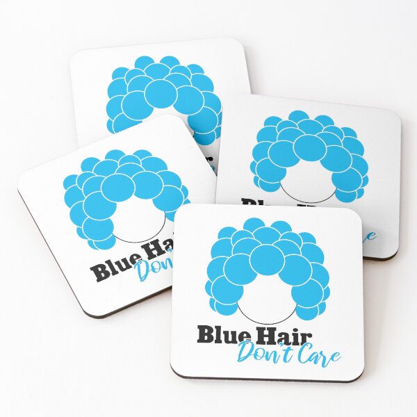 Item preview, Blue Hair - Don't Care - Big designed and sold by beegurl13.