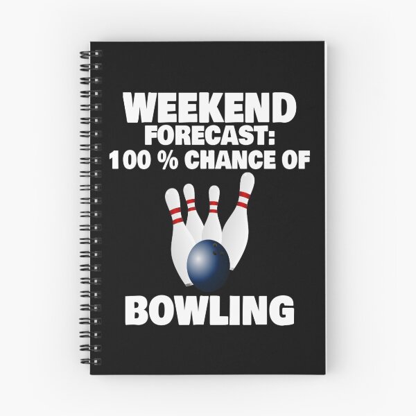 Artikelvorschau, Wochenend-Prognose 100 % Chance auf Bowling-T-Shirt Merch entworfen und verkauft von PRINTS2HOT.