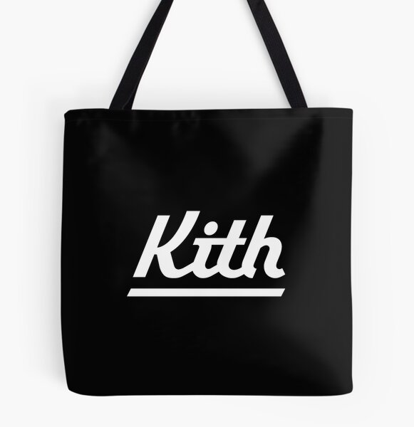 Nike NIKE x KITH Logo Printed Cotton Canvas Tote Bag