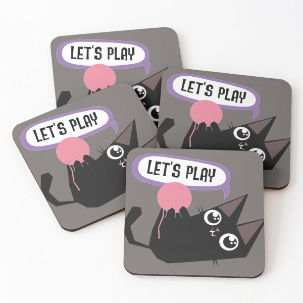 Item preview,  naughty black cat - Let,s play designed and sold by love-my.