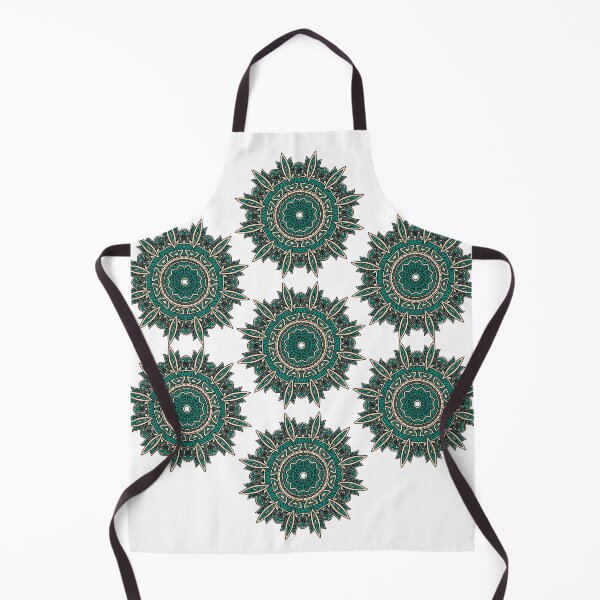 Item preview, Emerald emblem mandala pattern designed and sold by Jewelzforyou.