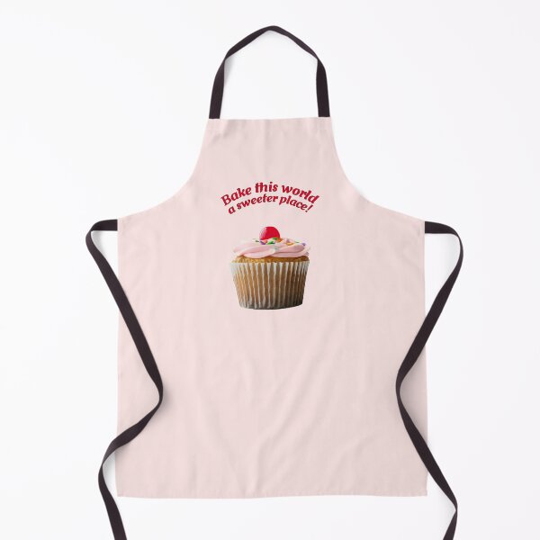 Cherry cupcake pattern ~ Baking Addiction Collection Apron