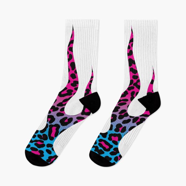 Artikelvorschau, FLAMMEN - ROSA BLAU FADE - Leopard entworfen und verkauft von deathtunejdm.