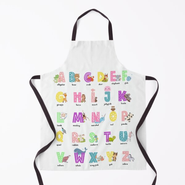 Item preview, alphabet animals poster for kids designed and sold by Nicz Design Studio.
