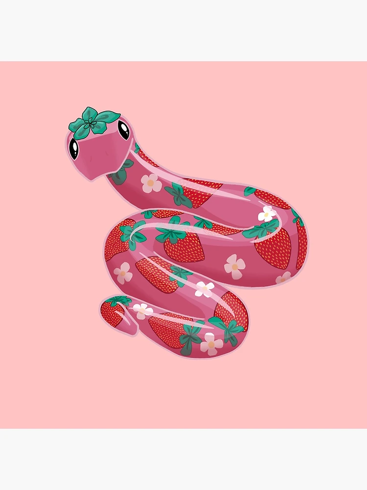 Thumbnail 2 of 2, Postcard, Strawberry Nope Rope designed and sold by NeonTesla.