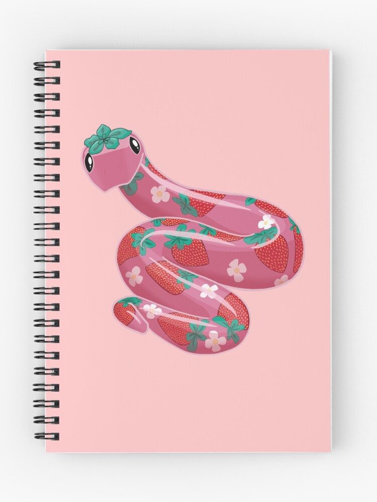 Thumbnail 1 of 3, Journal, Strawberry Nope Rope designed and sold by NeonTesla.
