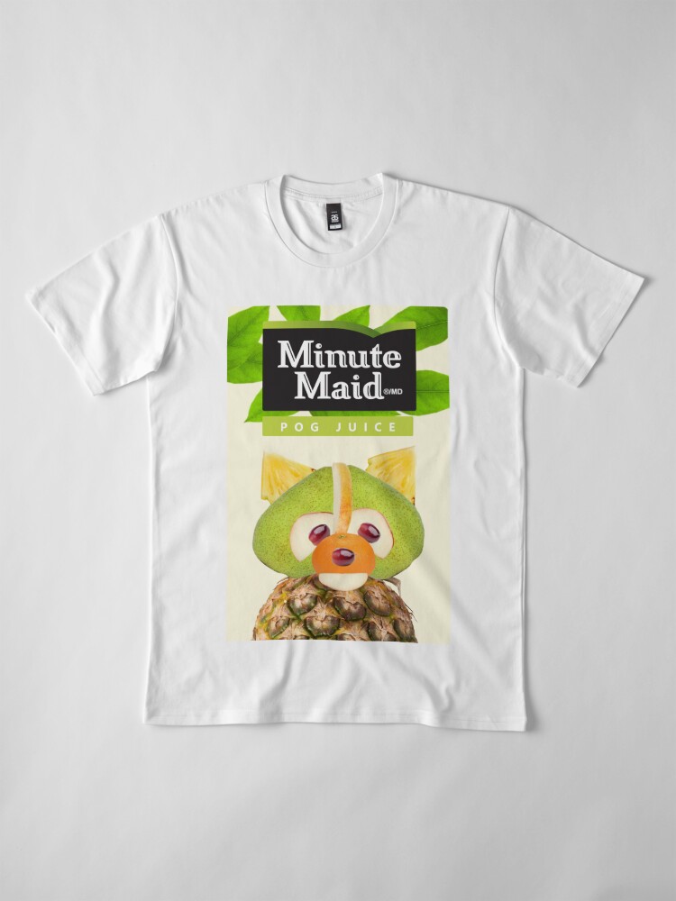 Minute maid raccoon pog juice | Premium T-Shirt