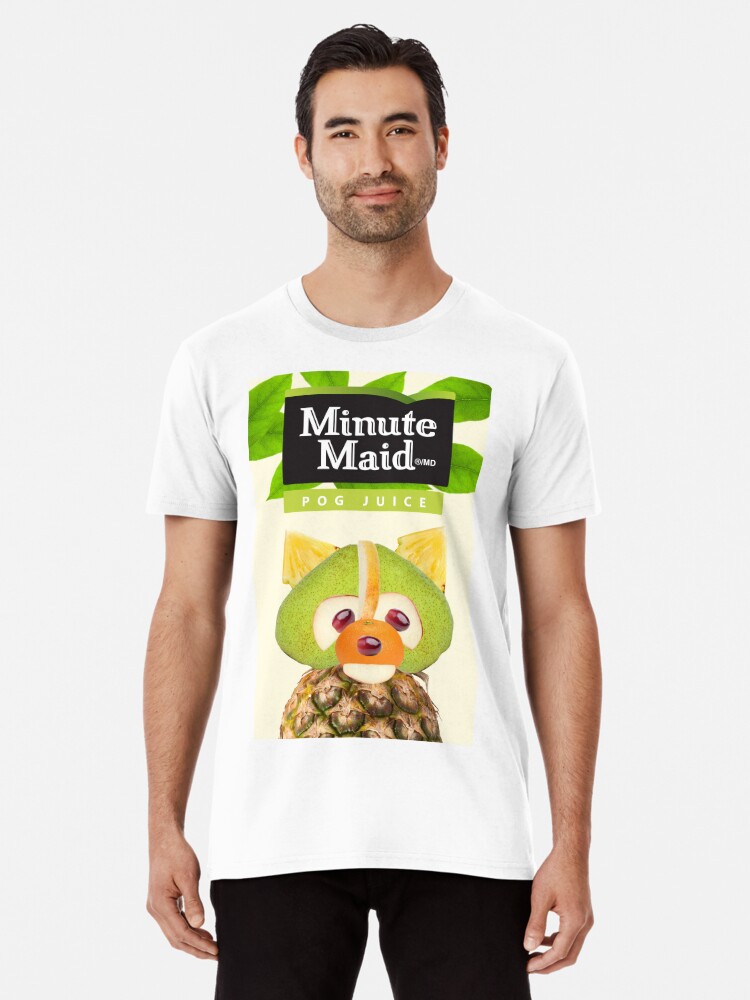 Minute maid raccoon pog juice | Premium T-Shirt