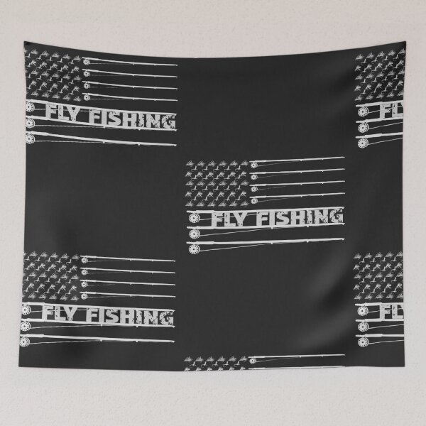 Item preview, Fly Rod Fishing Flies American Flag Shirt - Great Gift for Patriotic Fishermen  designed and sold by Richard529.