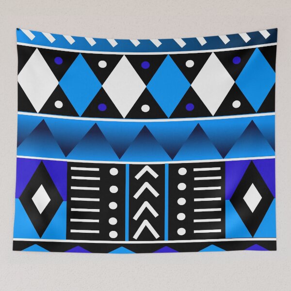 Item preview, Blue Mudcloth designed and sold by funkyvibes.