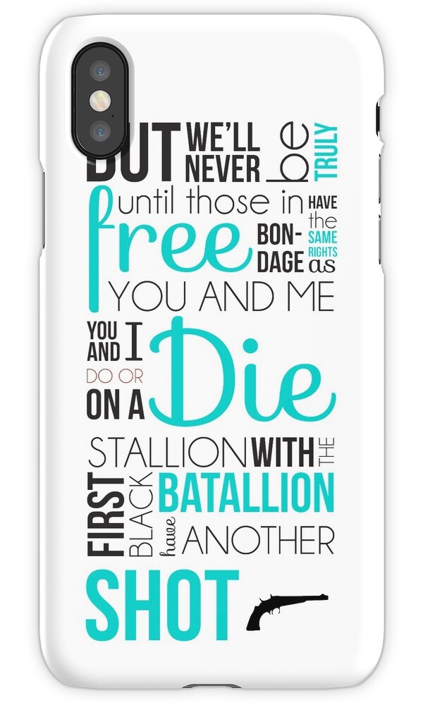 "My Shot Hamilton" iPhone Cases & Covers by Redbubble