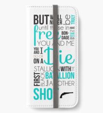 Mein Schuss - Hamilton iPhone Flip-Case/Hülle/Skin