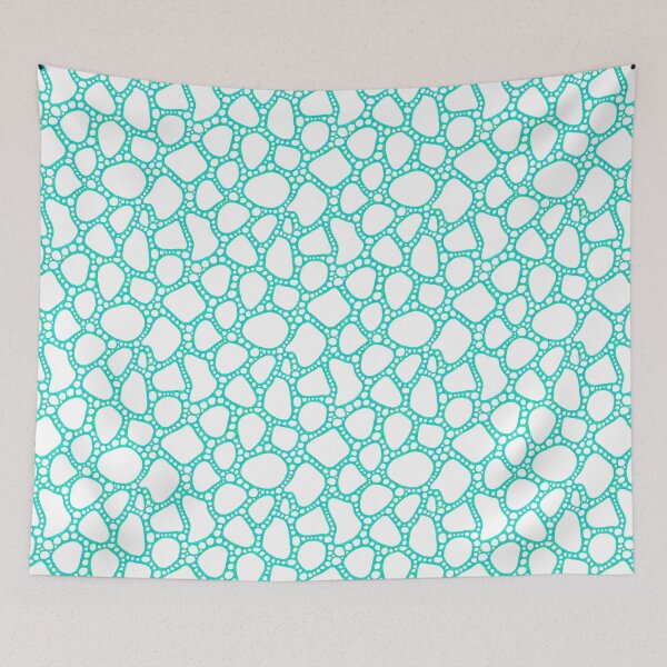 Item preview, Up the garden path - turquoise designed and sold by bunyipdesigns.