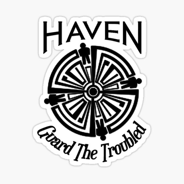 Item preview, Haven Troubled Tattoo Black Logo designed and sold by HavenDesign.