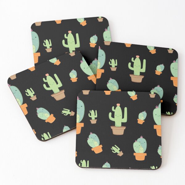 Item preview, Poppin Cacti seamless patterns designed and sold by poppin-bubble.