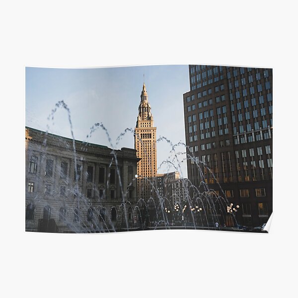 Terminal Tower - Downtown Cleveland Poster