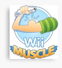 Wii Muscle Canvas Print