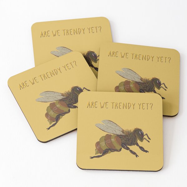 Item preview, Bees - are we trendy yet? designed and sold by Rockomusic.