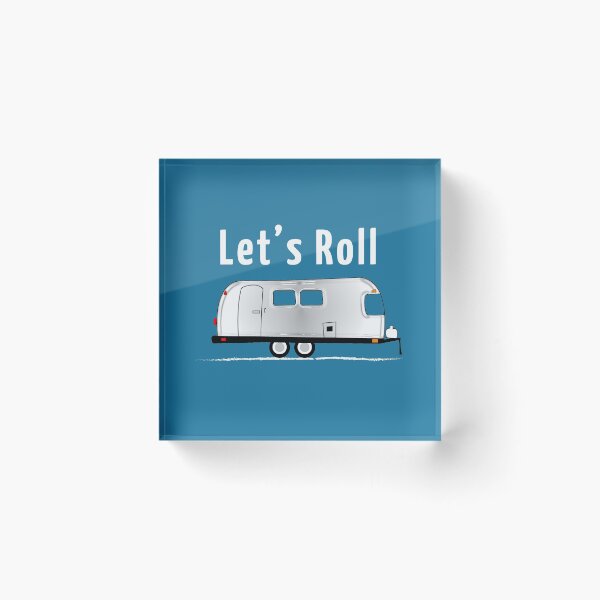 Item preview, Let's Roll Vintage Argosy Camper Retro Trailer designed and sold by shelley tumlin.