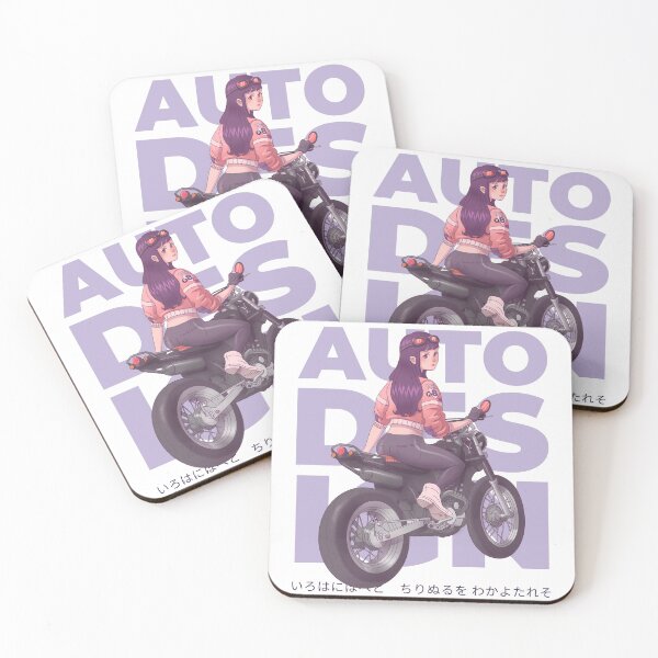 Item preview, Kawaii Biker Chick designed and sold by LakesCollective.
