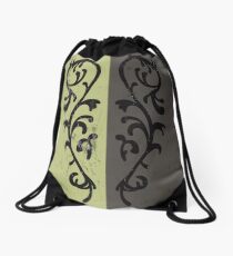 Grass Crest Shield Drawstring Bag