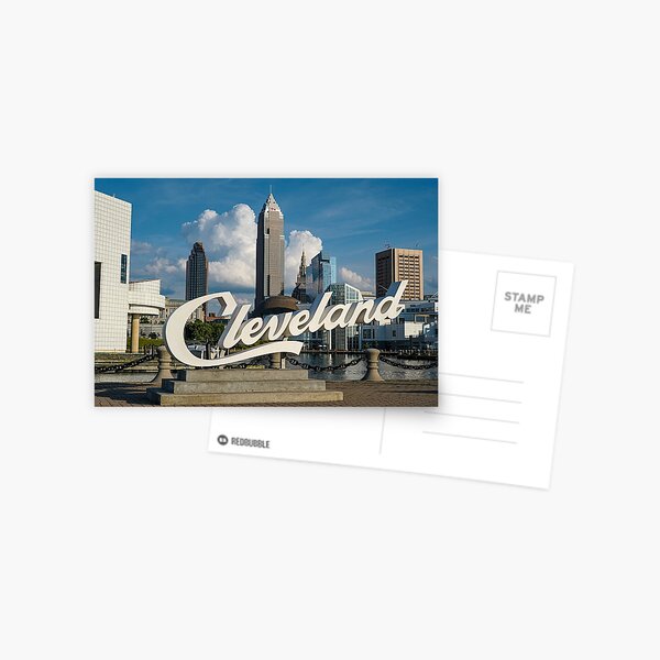 Cleveland Sign - North Coast Harbor Postcard