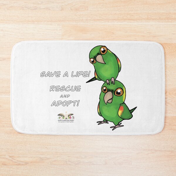 Item preview, Save a Life!  Rescue & Adopt ~ Yellow-Naped Amazon  designed and sold by HappyWings.