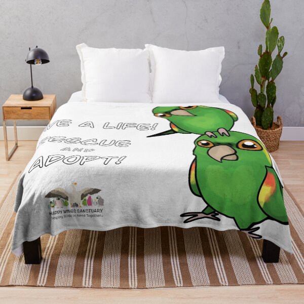 Item preview, Save a Life! Rescue & Adopt ~ Yellow-Naped Amazon designed and sold by HappyWings.
