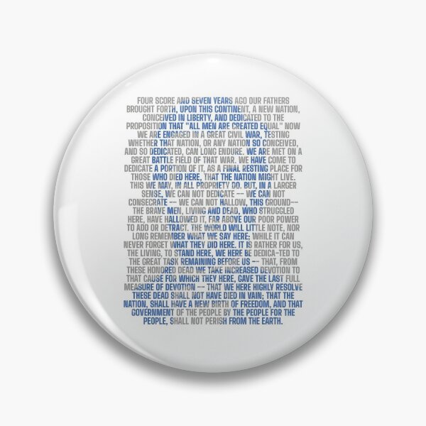 Item preview, Abraham Lincoln Gettysburg Address  designed and sold by The Junto Shop.