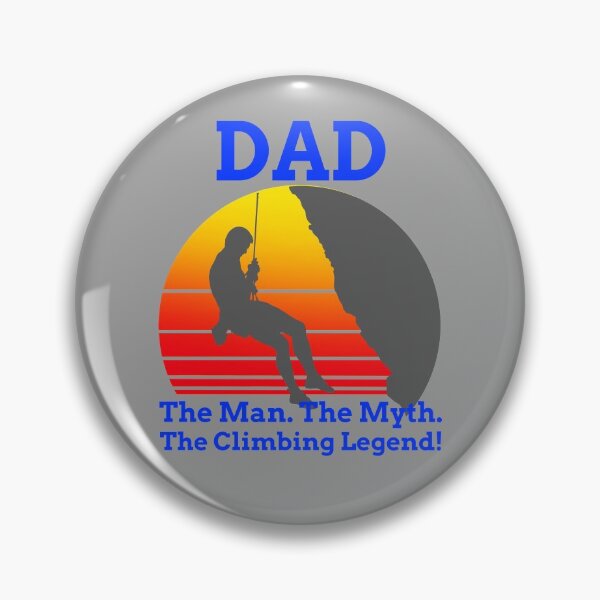 Item preview, DAD: The Man. The Myth. The Climbing Legend! - Gifts For Dad designed and sold by alancrapopod.