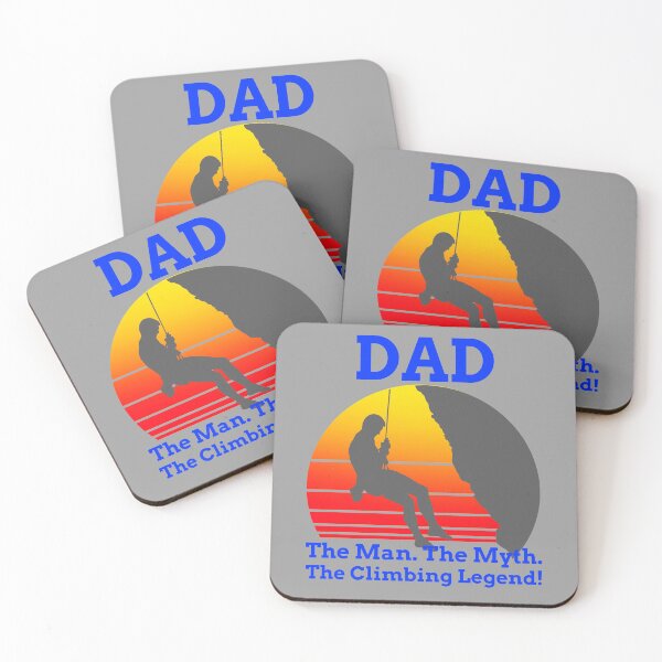 Item preview, DAD: The Man. The Myth. The Climbing Legend! - Gifts For Dad designed and sold by alancrapopod.