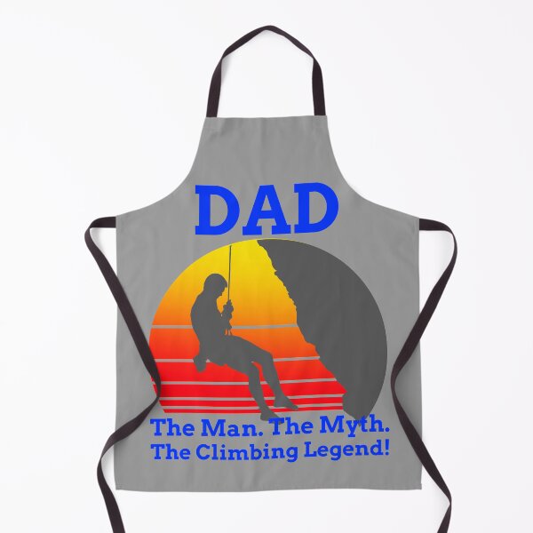 Aperçu de l'œuvre PAPA : L'homme. Le mythe. La légende de l'escalade ! - Cadeaux pour papa créée et vendue par alancrapopod.