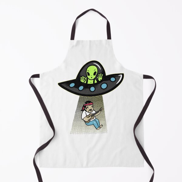 Item preview, Alien Abducting Hippie designed and sold by RedsStickerShop.