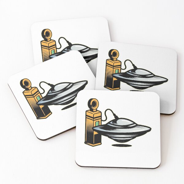 Item preview, UFO Gas Stop designed and sold by RedsStickerShop.