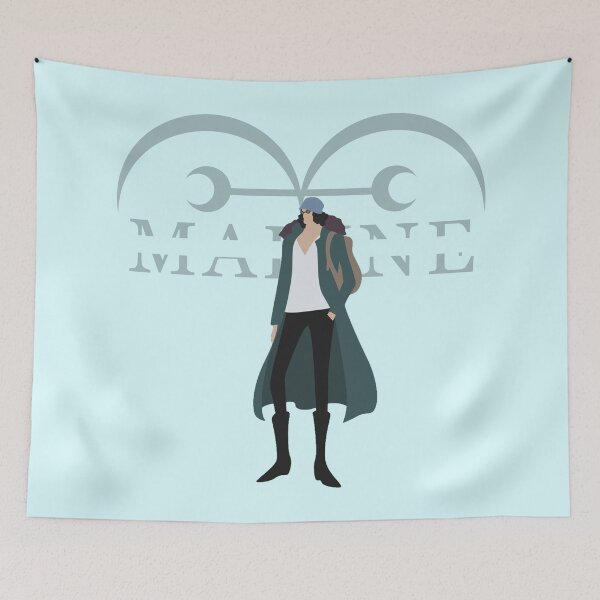 Item preview, Aokiji ice one piece manga minimalist design art designed and sold by LeCoffre.