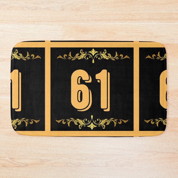 Item preview, Number 61 designed and sold by HappinessWorld.