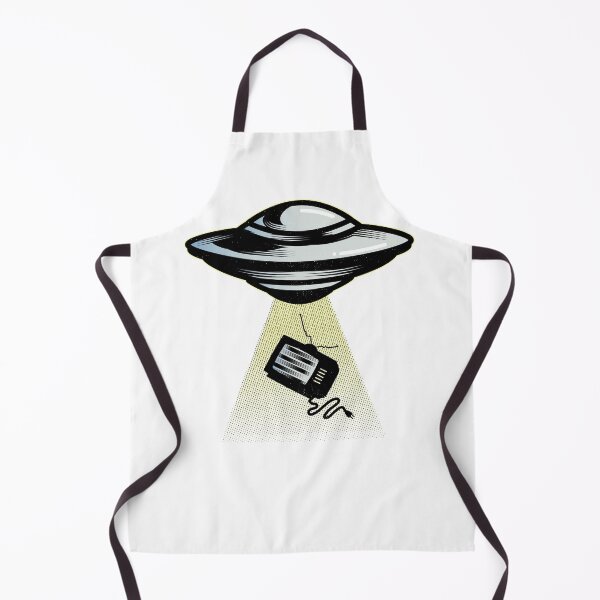 Item preview, Alien Stealing TV designed and sold by RedsStickerShop.